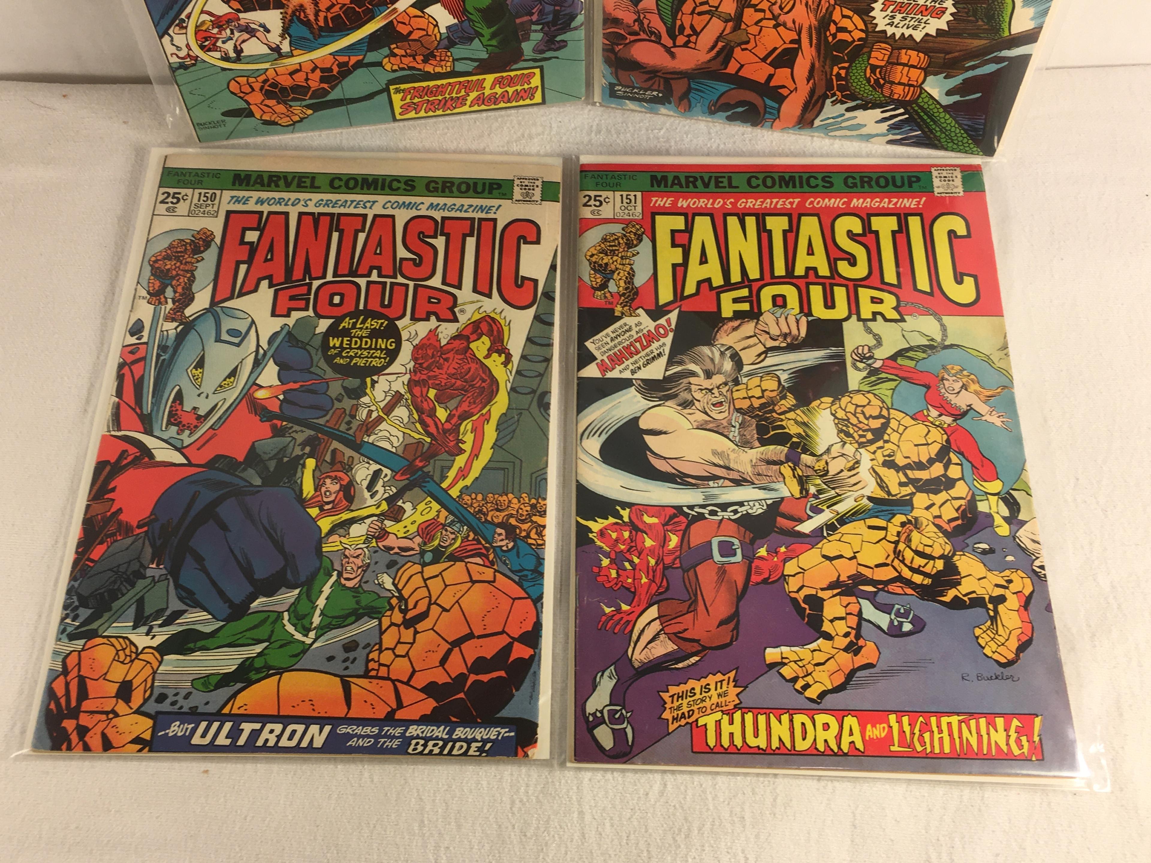 Lot of 4 Pcs Collector Vintage Marvel Comics Fantastic Four Comic Book No.148.149.150.151