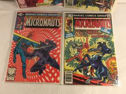 Lot of 4 Pcs Collector Vintage Marvel Comics The Micronauts Comic Books No.24.26.27.28.