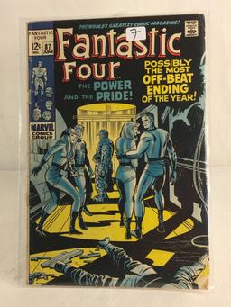 Collector Vintage Marvel Comics Fantastic Four Comic Book No.87