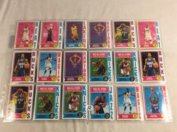 Lot of 18 Pcs Collector Vintage Assorted Basketball Sport Players Trading Cards - See Pictures