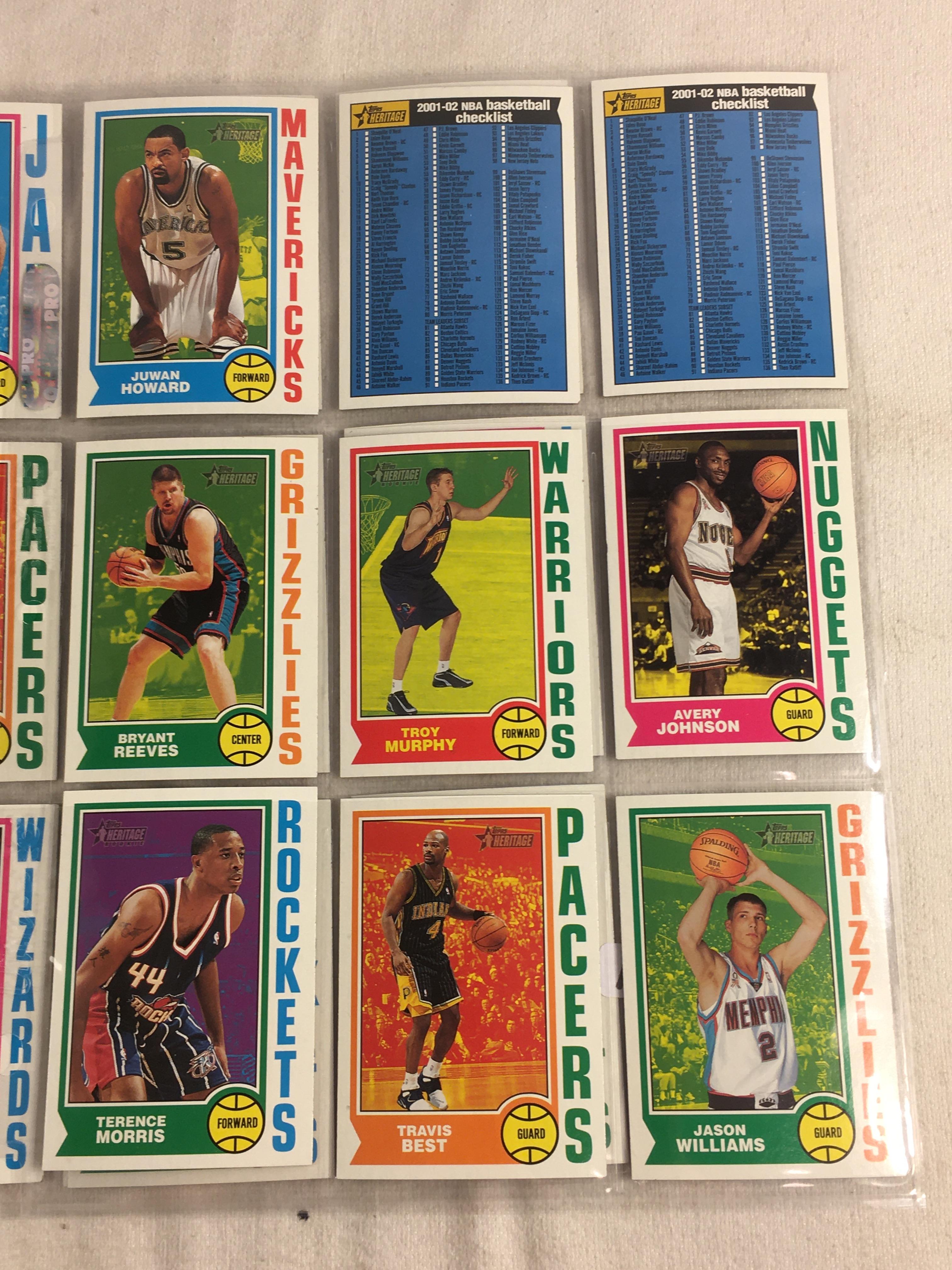 Lot of 18 Pcs Collector Vintage Assorted Basketball Sport Players Trading Cards - See Pictures