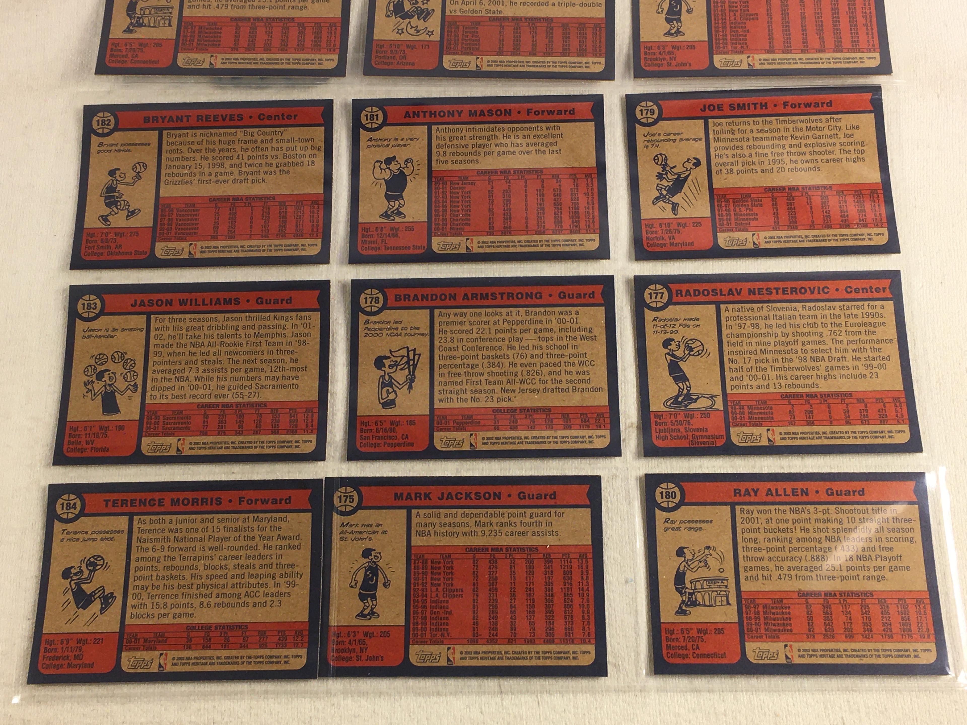 Lot of 18 Pcs Collector Vintage Assorted Basketball Sport Players Trading Cards - See Pictures