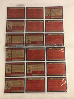 Lot of 18 Pcs Collector Vintage Assorted Basketball Sport Players Trading Cards - See Pictures