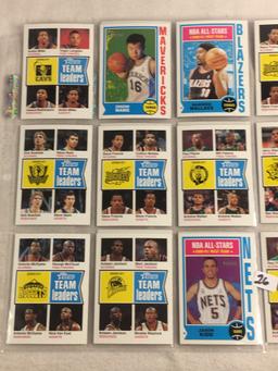 Lot of 18 Pcs Collector Vintage Assorted Basketball Sport Players Trading Cards - See Pictures