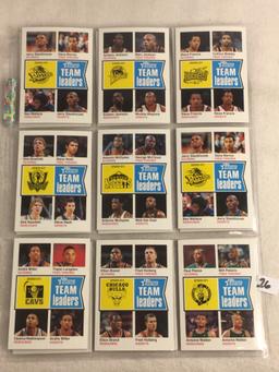 Lot of 18 Pcs Collector Vintage Assorted Basketball Sport Players Trading Cards - See Pictures