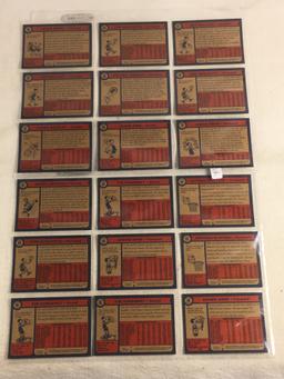 Lot of 18 Pcs Collector Vintage Assorted Basketball Sport Players Trading Cards - See Pictures