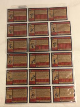 Lot of 18 Pcs Collector Vintage Assorted Basketball Sport Players Trading Cards - See Pictures