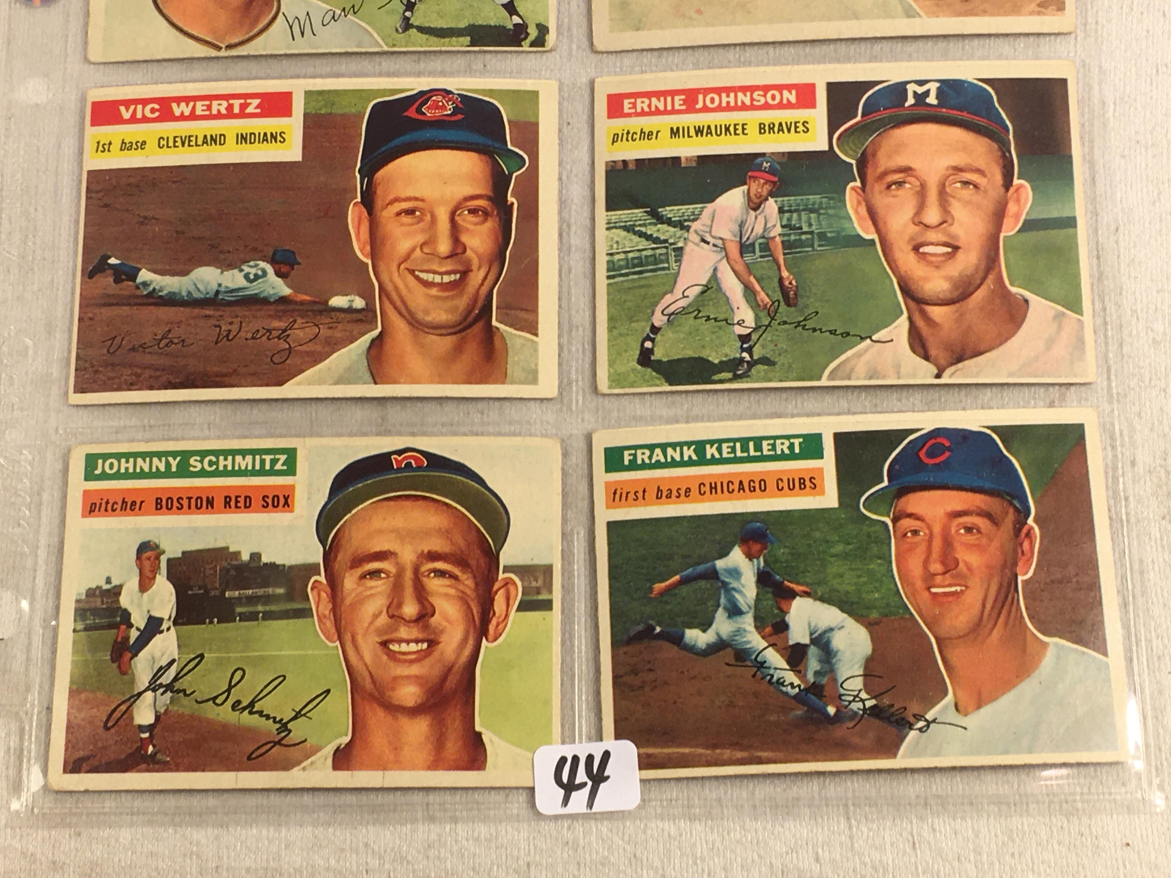 Lot of 8 Pcs Collector Vintage Assorted Baseball Sport Players Trading Cards - See Pictures