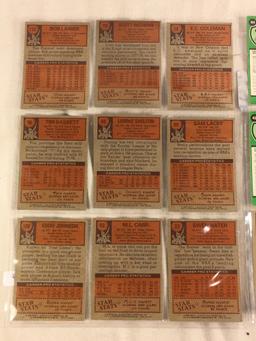 Lot of 18 Pcs Collector Vintage Assorted Basketball Sport Players Trading Cards - See Pictures