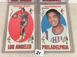 Lot of 4 Pcs Vintage Basketball Sport Trading Assorted Cards And Players - See Pictures