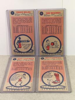 Lot of 4 Pcs Vintage Basketball Sport Trading Assorted Cards And Players - See Pictures