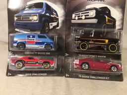 Lot Of 4 Pcs Collector  NIP Hotwheels Assorted Designs 1:64 Scale Die Cast Cars - See Pictures