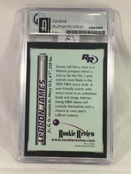 Collector GA 2002 RK Review National Lebron James Mint 9 10082860