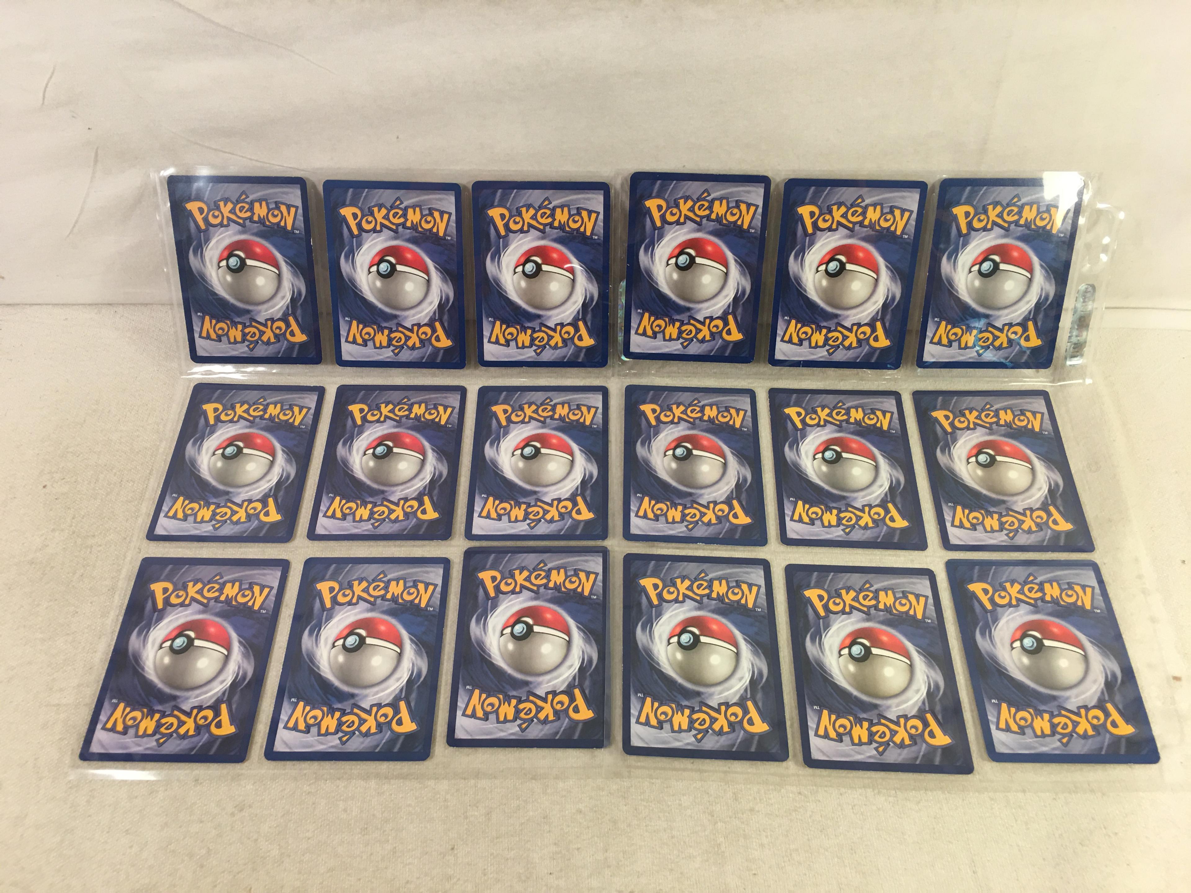 Lot of 18 Pcs Collector Assorted Pokemon Trading Game Cards - See Pictures