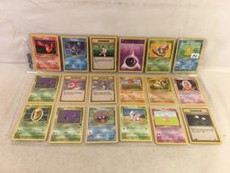 Lot of 18 Pcs Collector Assorted Pokemon Trading Game Cards - See Pictures