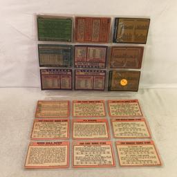 Lot of 18 Pcs Collector Vintage Baseball Sport Trading Assorted Cards and Players -See Pictures