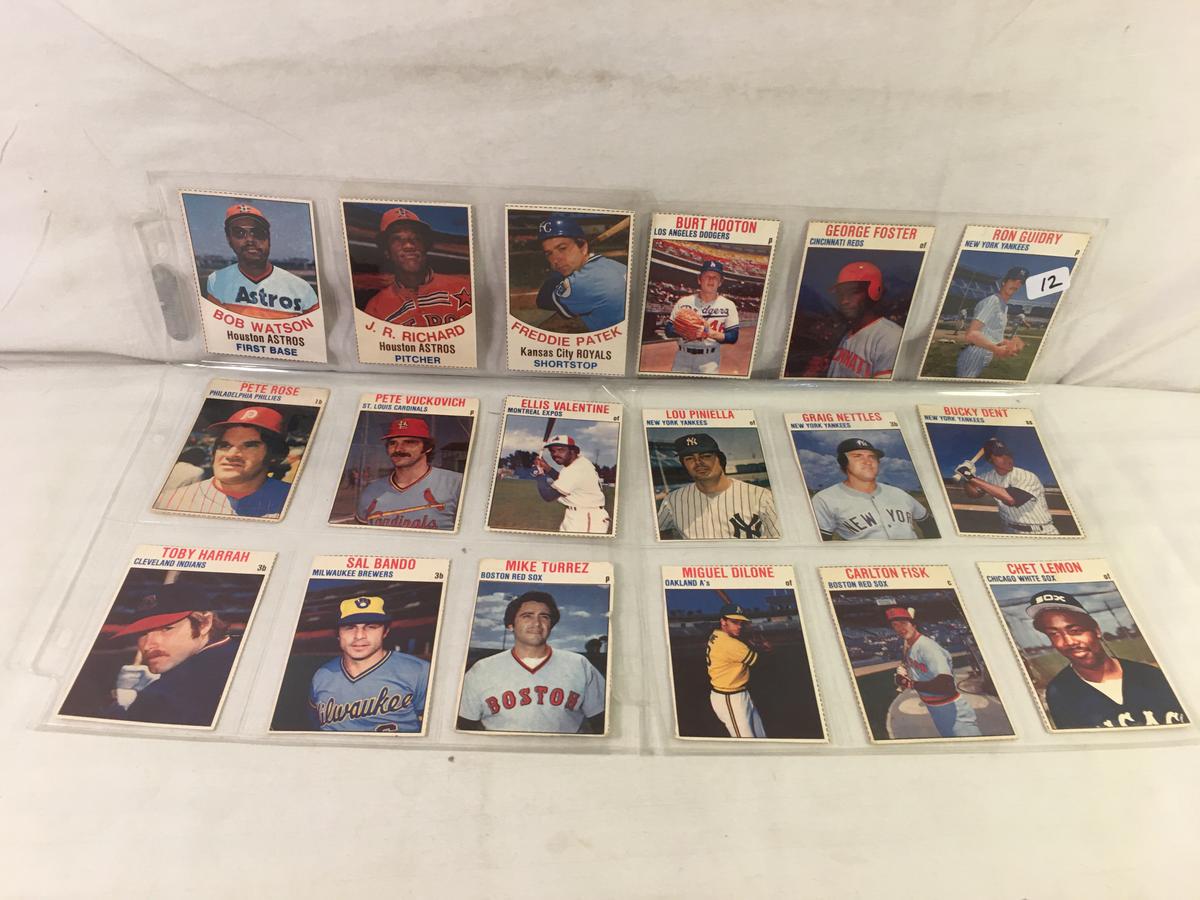 Lot of 18 Pcs Collector Vintage Sport MLB Baseball Sport Trading Assorted Cards & Players