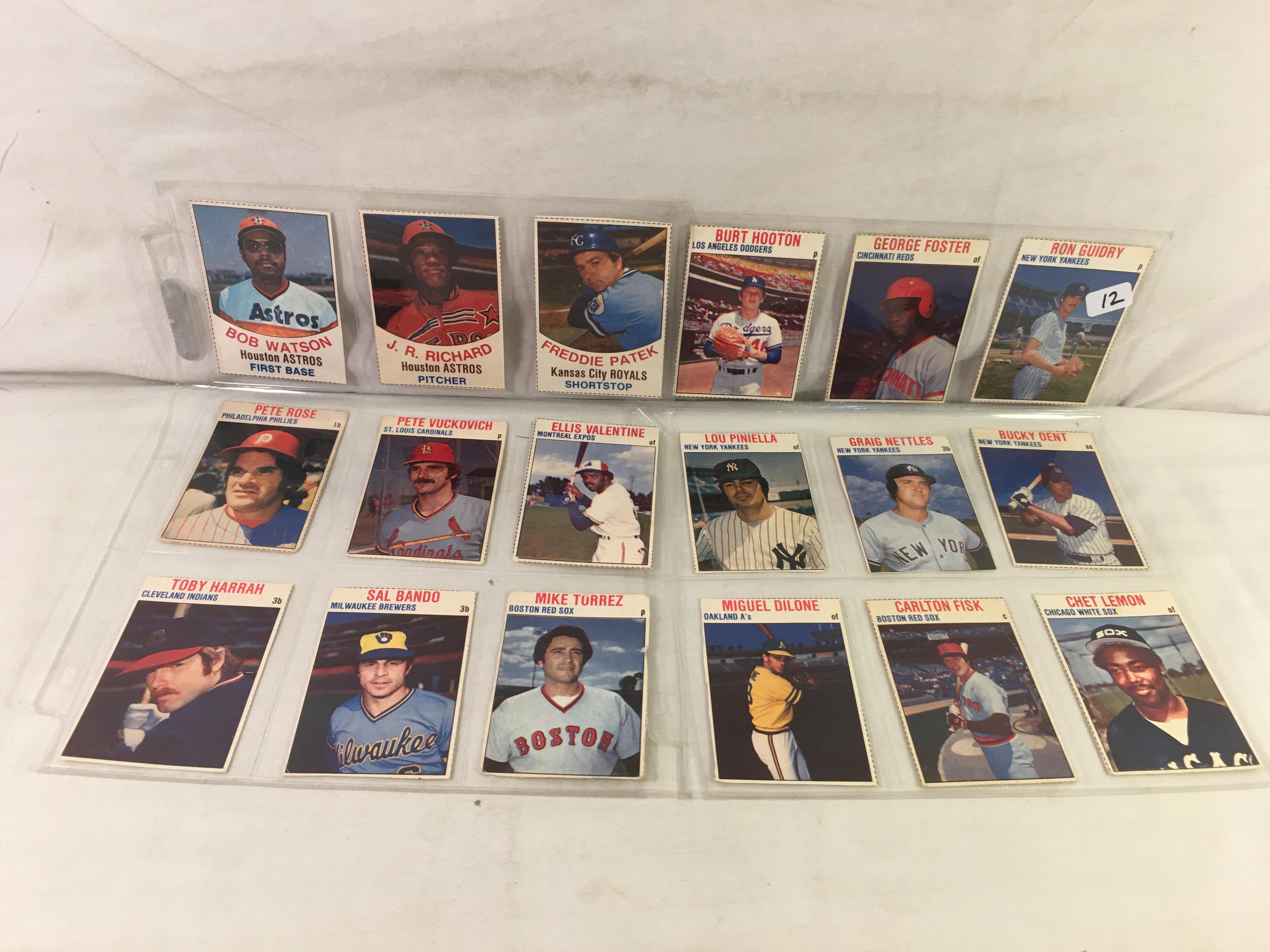 Lot of 18 Pcs Collector Vintage Sport MLB Baseball Sport Trading Assorted Cards & Players