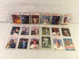 Lot of 18 Pcs Collector Vintage Sport MLB Baseball Sport Trading Assorted Cards & Players