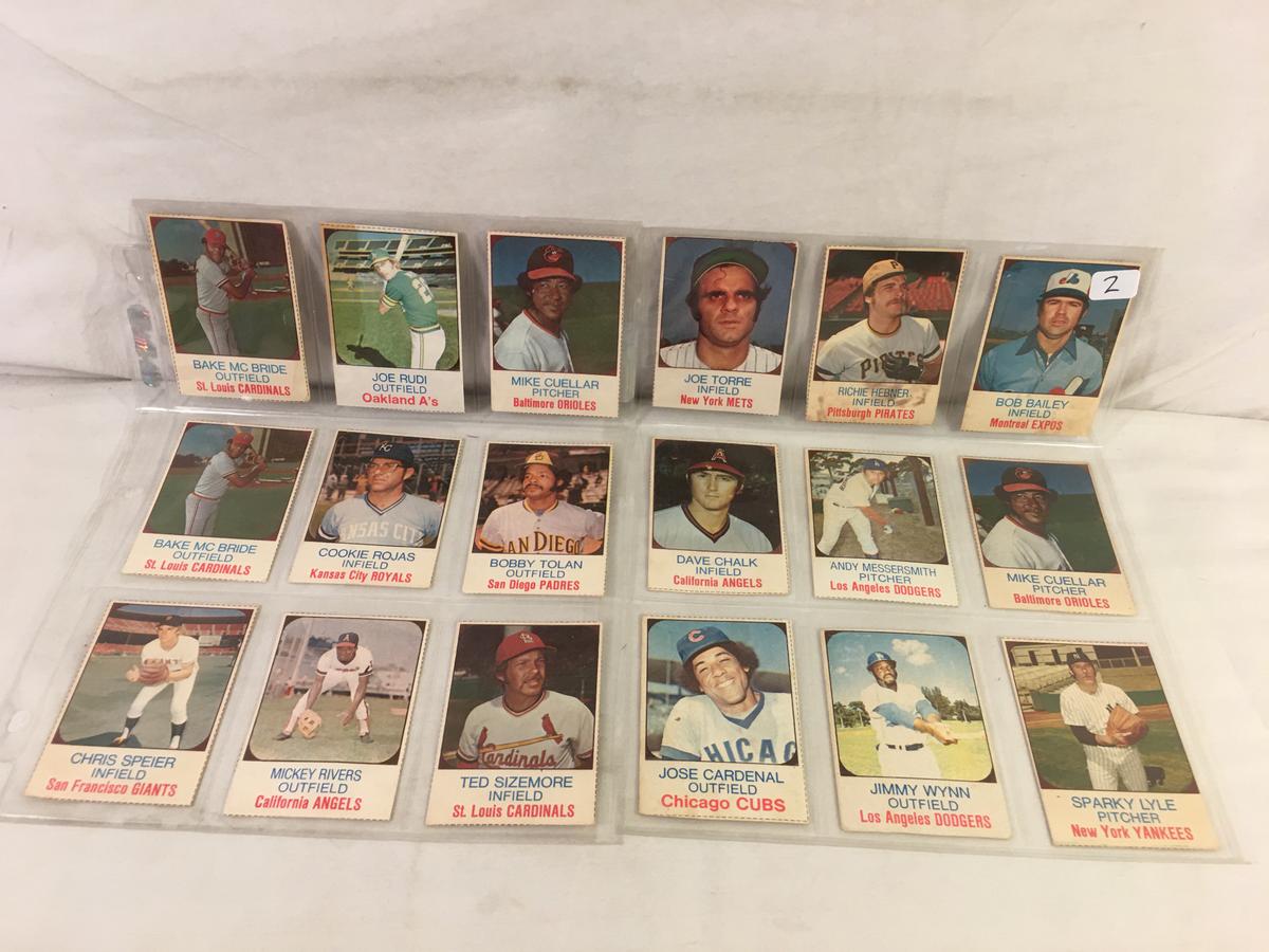 Lot of 18 Pcs Collector Vintage Sport MLB Baseball Sport Trading Assorted Cards & Players