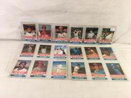 Lot of 18 Pcs Collector Vintage Sport MLB Baseball Sport Trading Assorted Cards & Players