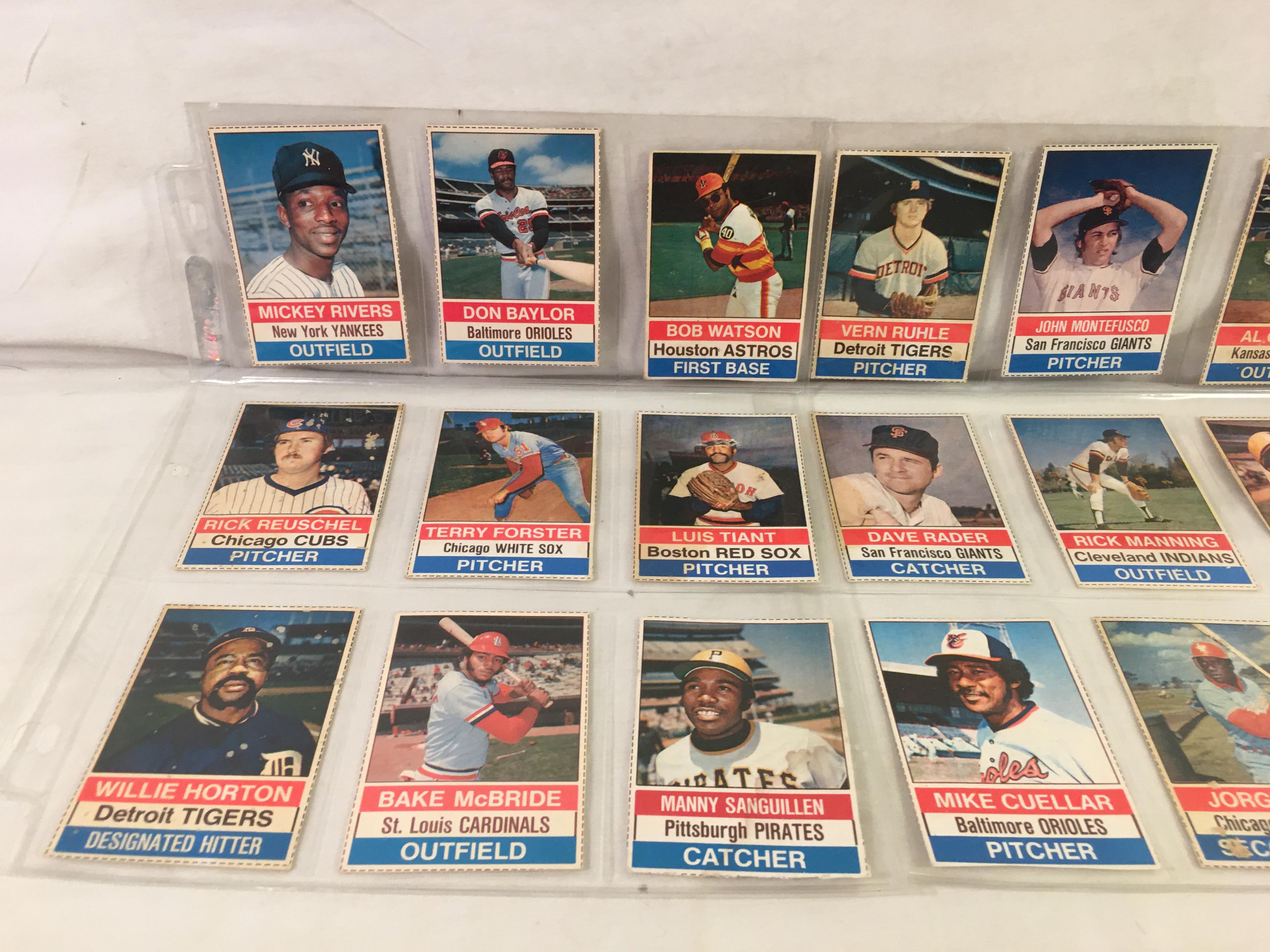 Lot of 18 Pcs Collector Vintage Sport MLB Baseball Sport Trading Assorted Cards & Players