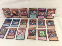 Lot of 18 Pcs Collector Loose Konami Yu-Gi-Oh Trading Card Game - See Pictures