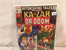 Collector Vintage Marvel Comics Astonishing Tales Featuring Kazar And Dr. Doom Comic No. 4