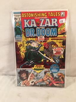 Collector Vintage Marvel Comics Astonishing Tales Featuring Kazar And Dr. Doom Comic No. 5