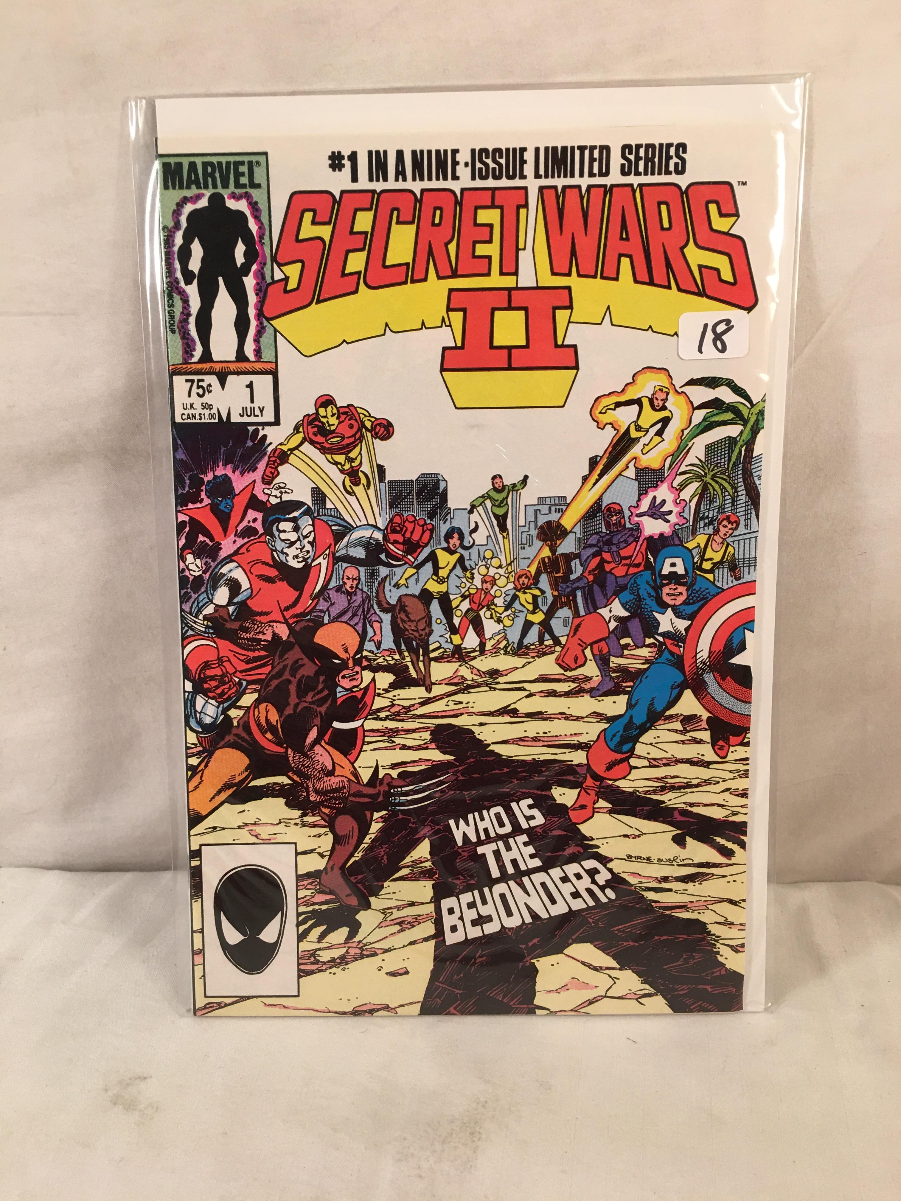 Collector Vintage Marvel Comics #1 In A Nine Secret Wars 2 Who Is The Beyonder Comic No. 1