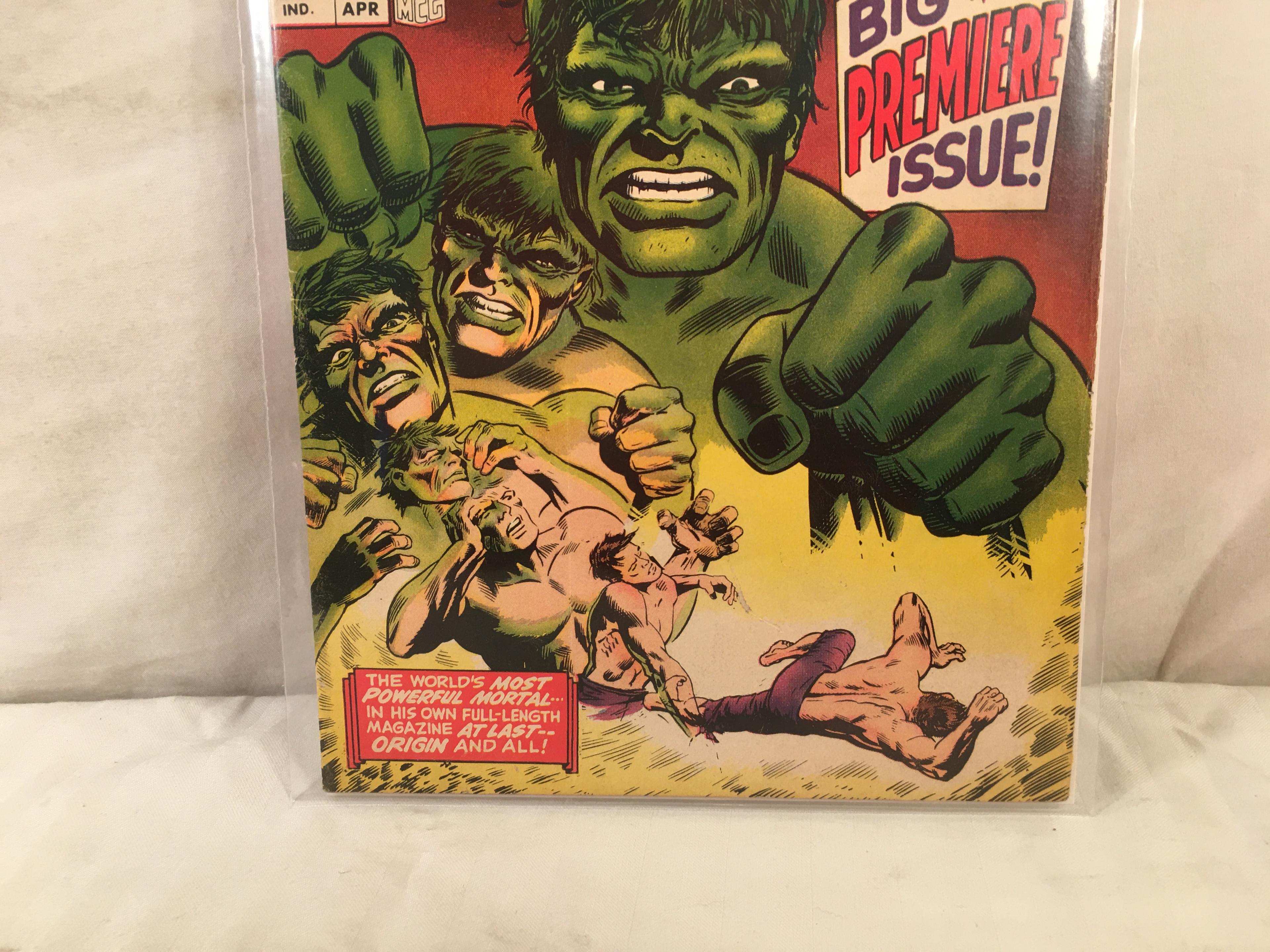 Collector Vintage Marvel Comics The Incredible Hulk Big Premiere Issue Comic Book No. 102