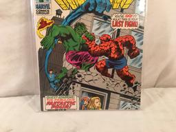 Collector Vintage Marvel Comics The Incredible Hulk Starring The Fantastic four Comic No. 122
