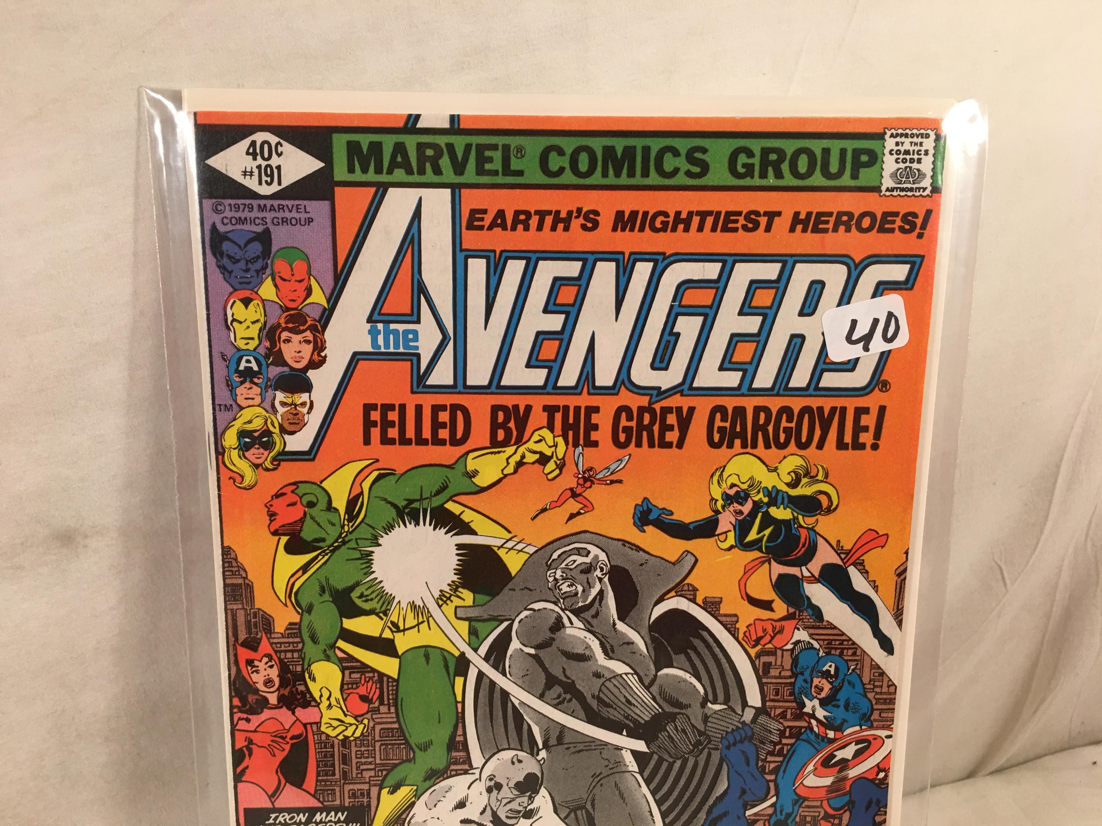 Collector Vintage Marvel Comics The Avengers Felled By The Grey Gargoyle Comic No. 191