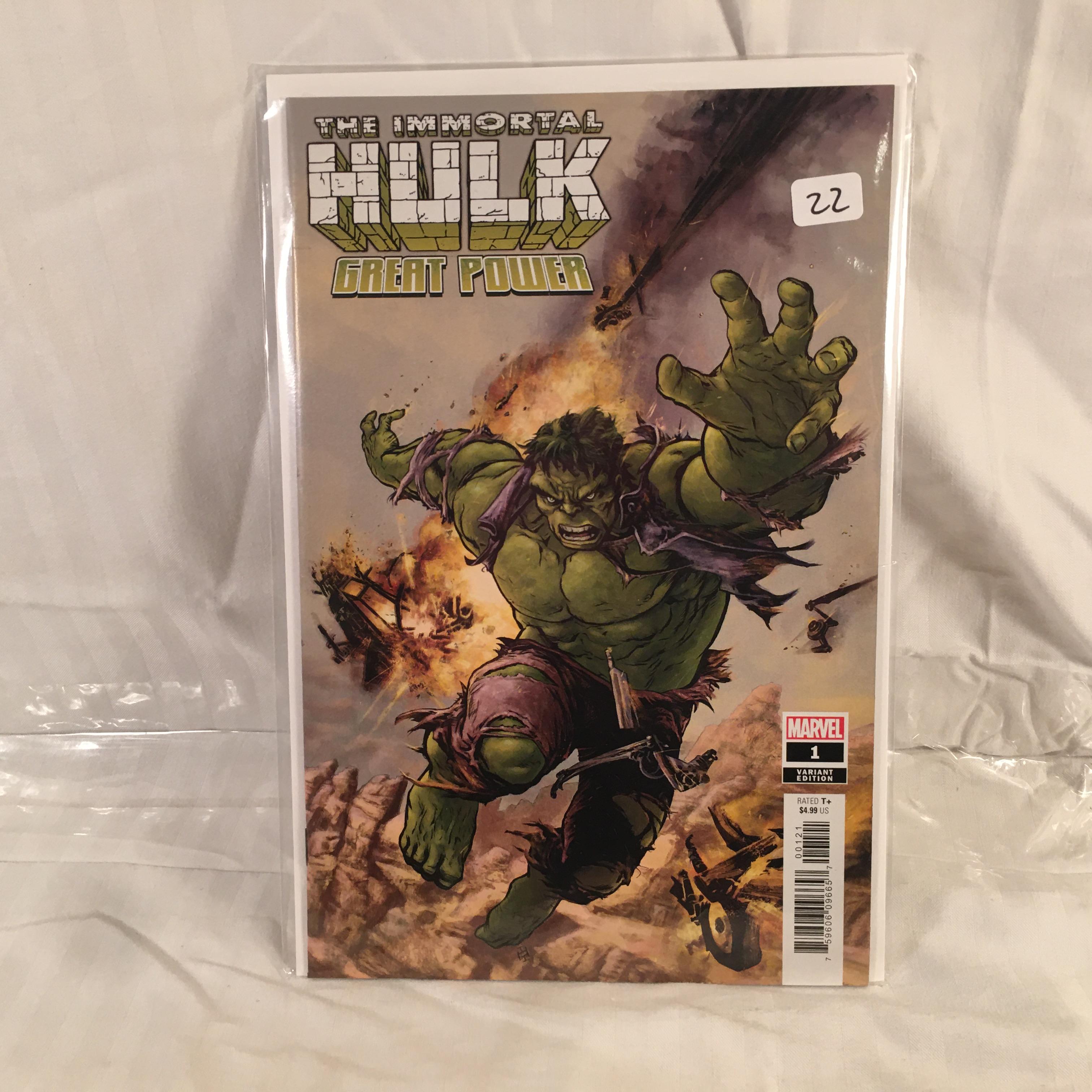 Collector Modern Marvel Comics VARIANT EDITION  The Immortal Hulk Comic Book #1