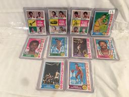 Lot of 10 Pcs Collector Vintage NBA Basketball Sport Trading Assorted Cards and Players