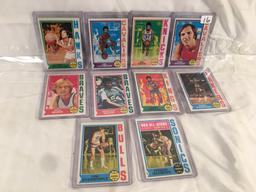 Lot of 10 Pcs Collector Vintage NBA Basketball Sport Trading Assorted Cards and Players