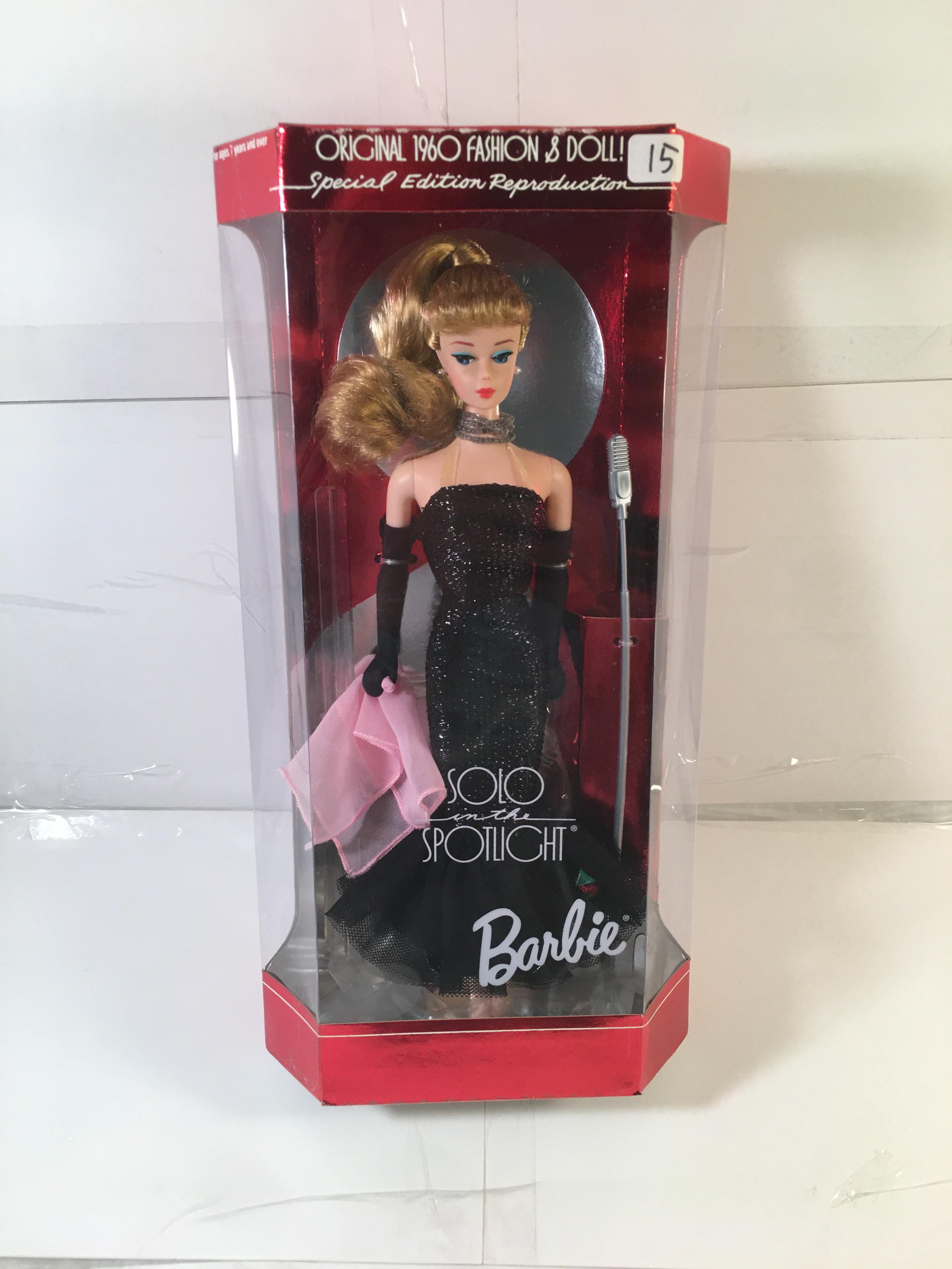 Collector Barbie Mattel Edition  Solo in the Spotlight Barbie Doll 12.5"Tall Box