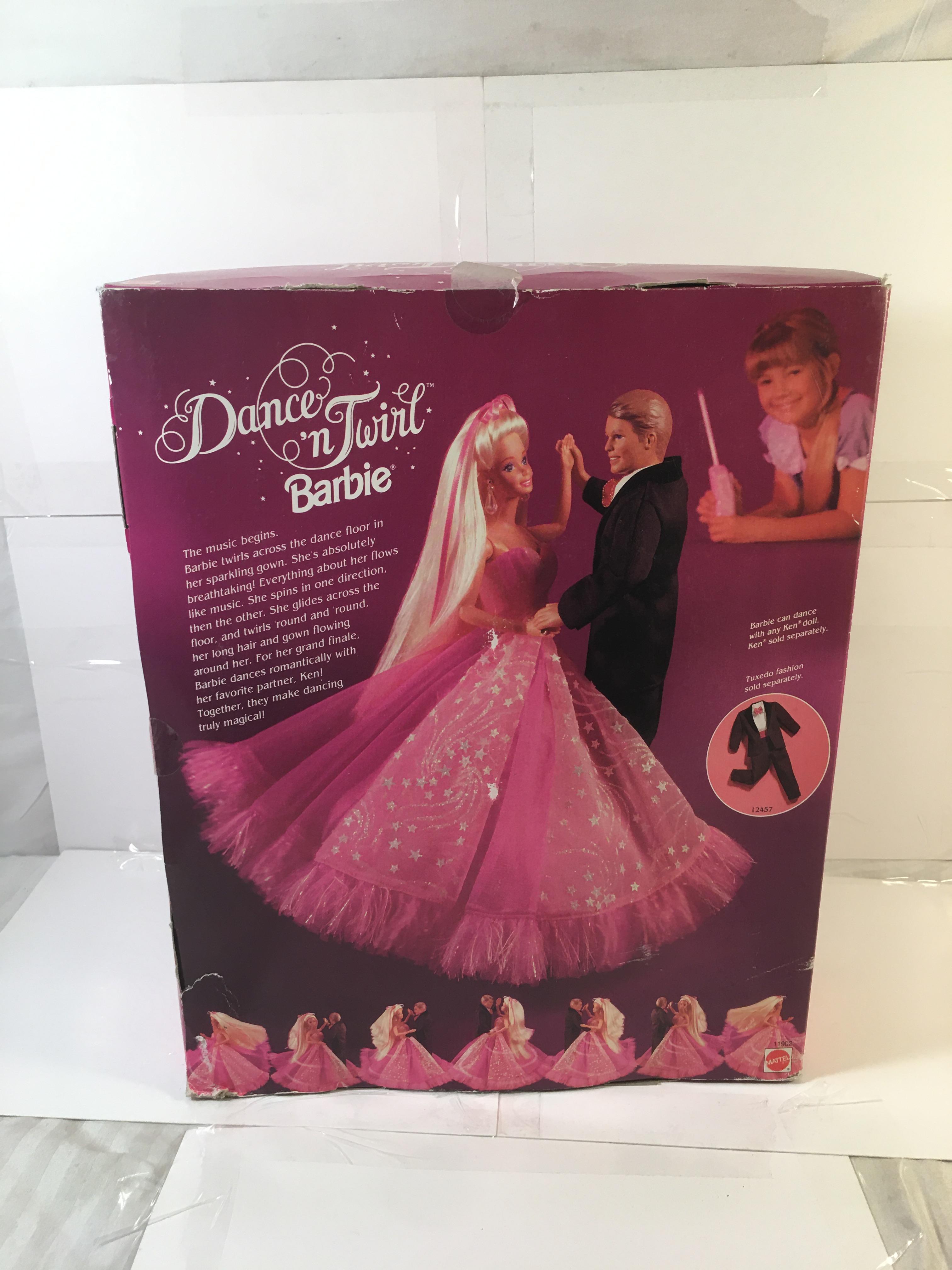 Collector Barbie  Mattel Dance 'N Twirl Barbie Mattel Doll 14'tall Box Has Damage