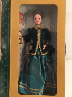 Collector Barbie Mattel hallmark Special Edition Yuletide Romance Barbie Doll 12"tall Box