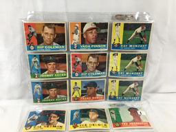 Lot of 18 Pcs Collector Vintage Baseball Sport Trading Assorted Cards and Players -See Pictures