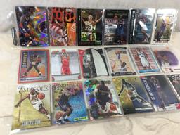 Lot of 18 Pcs Collector Modern NBA Basketball Sport Trading Assorted Cards and Players - See Photos