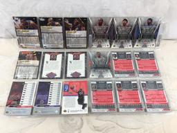 Lot of 18 Pcs Collector Modern NBA Basketball Sport Trading Assorted Cards and Players - See Photos