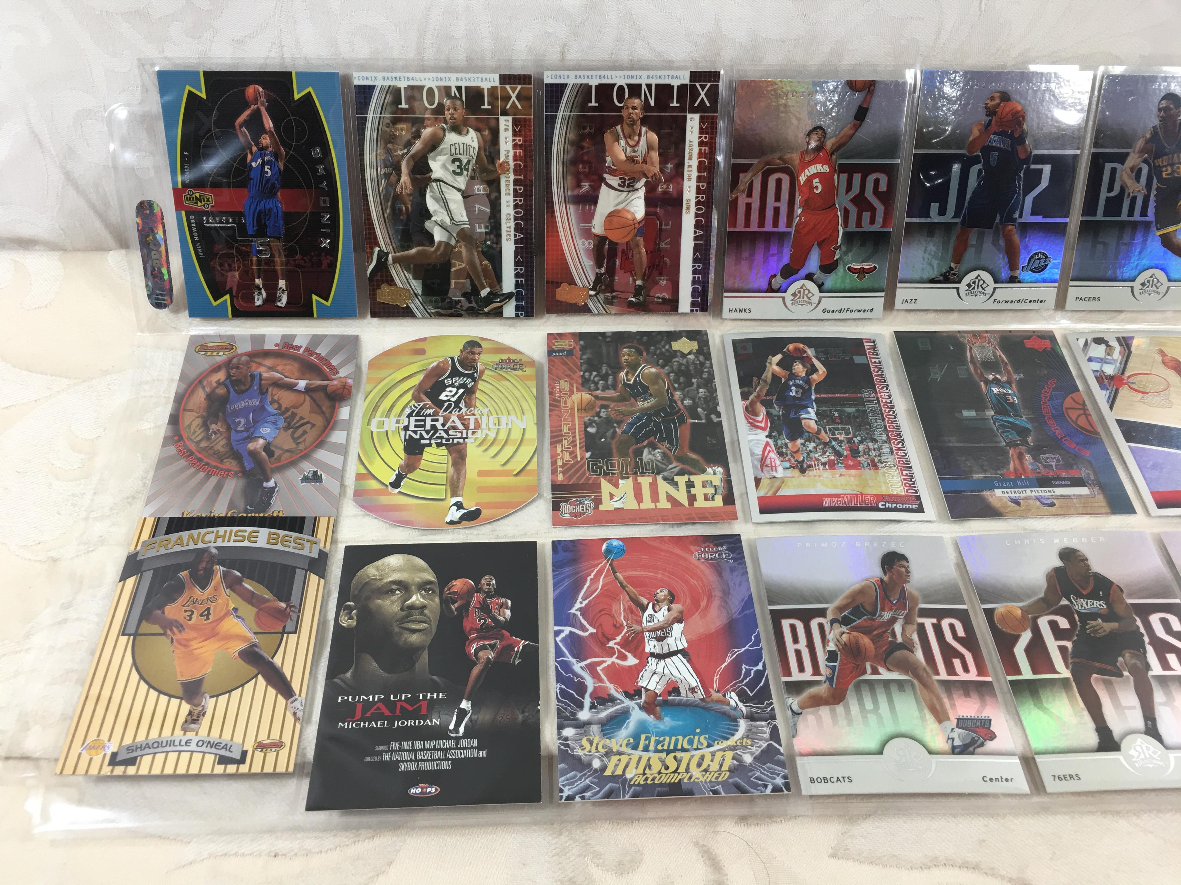 Lot of 18 Pcs Collector Modern NBA Basketball Sport Trading Assorted Cards and Players - See Photos