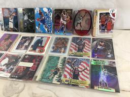 Lot of 18 Pcs Collector Modern NBA Basketball Sport Trading Assorted Cards and Players - See Photos