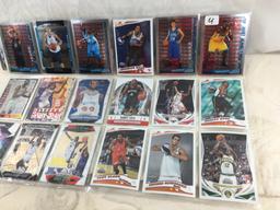 Lot of 18 Pcs Collector Modern NBA Basketball Sport Trading Assorted Cards and Players - See Photos