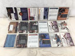 Lot of 18 Pcs Collector Modern NBA Basketball Sport Trading Assorted Cards and Players - See Photos