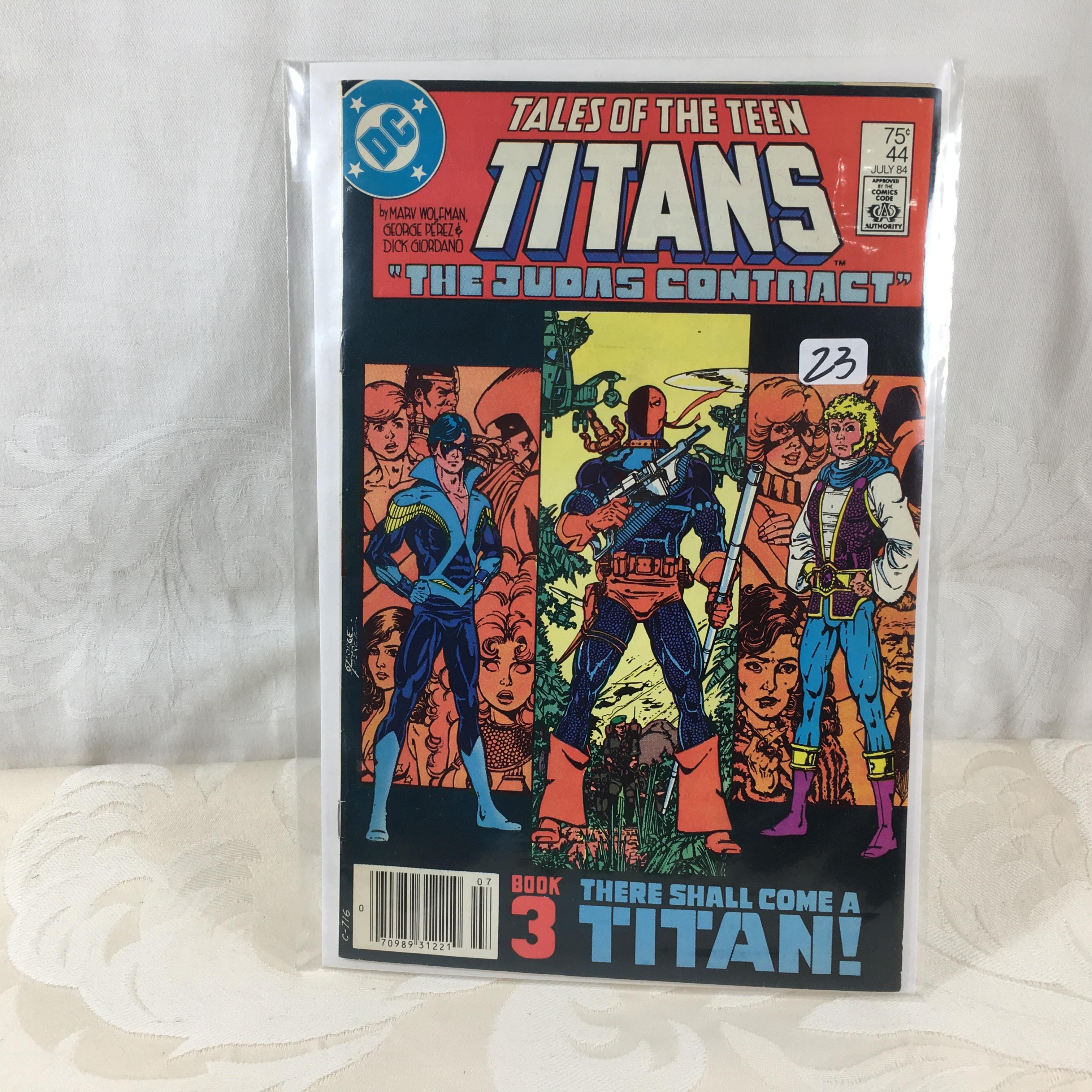 Collector Vintage DC Comics Tales Of The Teen Titans Comic Book No.44