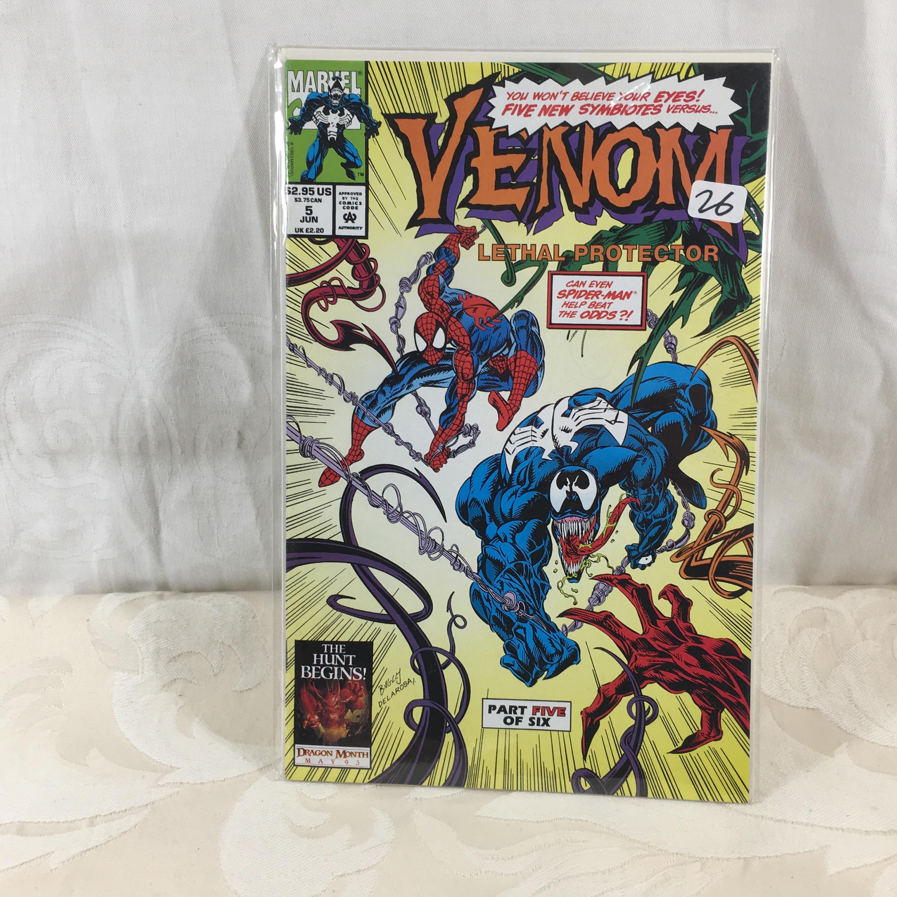 Collector Modern Marvel Comics Venom Lethal Protector Comic Book No.5