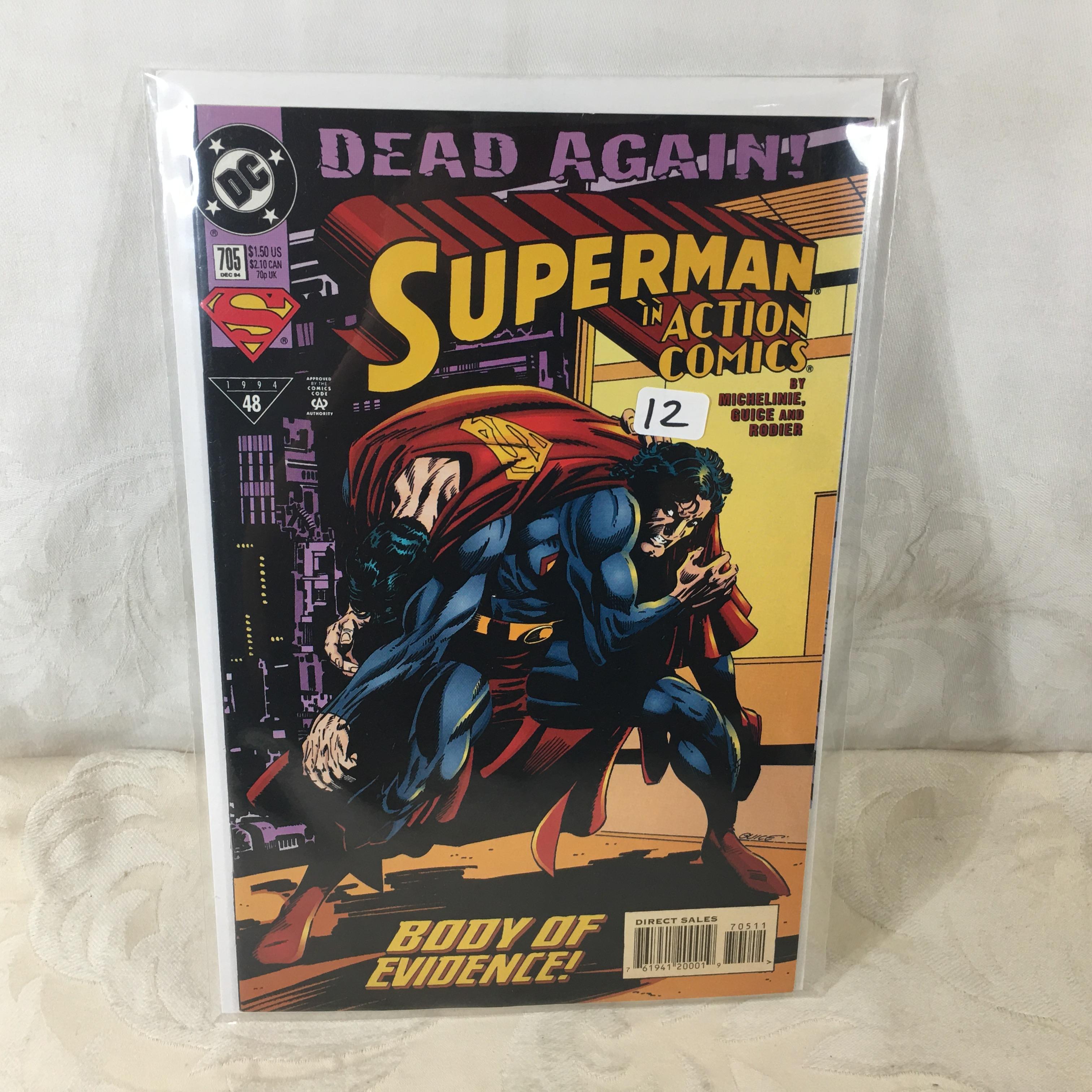 Collector Modern DC Comics Superman In Action Comics Comic Book No.705