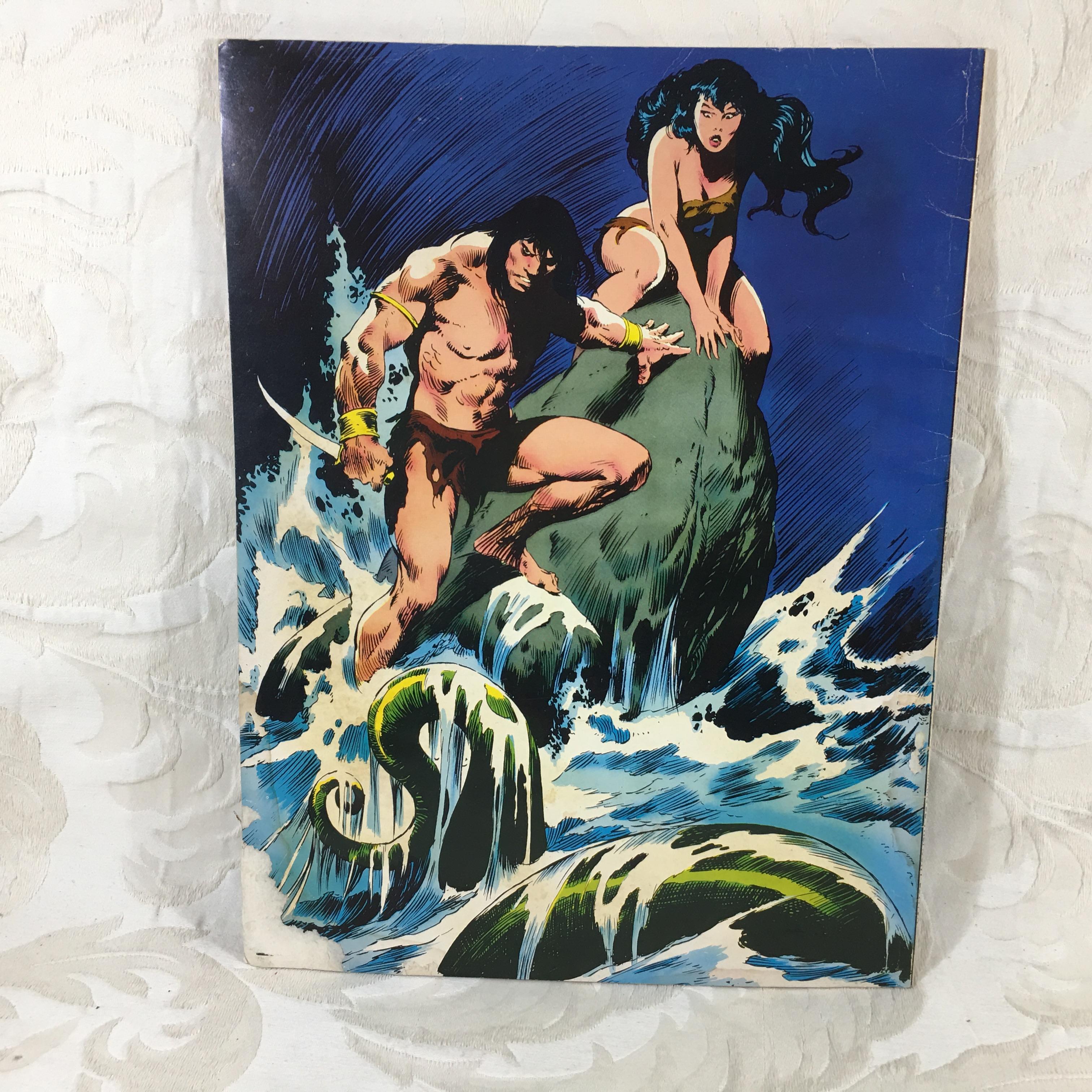 Collector Oversized Vintage 1978 Marvel Treasury Edition Conan The Barbarian Magazine #19